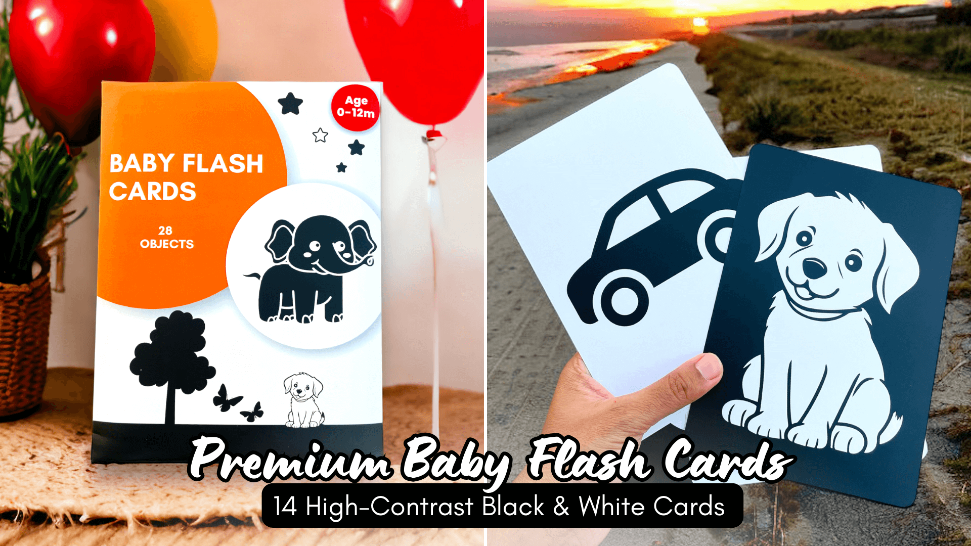 Load video: Baby flash cards video